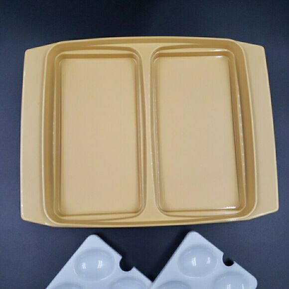 Vintage Tupperware Deviled Egg Keeper Serving Tray Carrier Container 723 - Picture 4 of 16